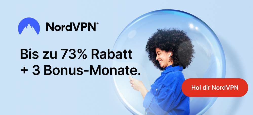 Nord VPN. Bis zu 73% Rabatt + 3 Bonus Monate